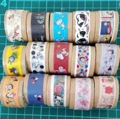 p*o様 【15個セット】SNOOPY スヌーピーマスキングテープ　　5