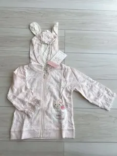クーラクール うさみみ パーカー 女の子服 アウター キムラタン 子ども服