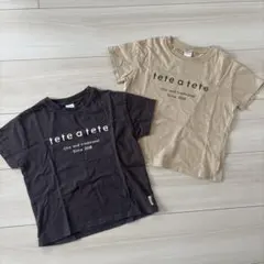 Tシャツ　２点セット　双子　100サイズのサムネイル