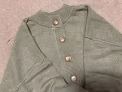 【earth music&ecology】前後着ニットカーディガン