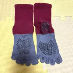 MIZUNO サッカー 5本指 ソックス 滑り止め　23 24 25cmのサムネイル