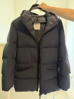 MONCLER ダウンジャケット フード付き ネイビー 3