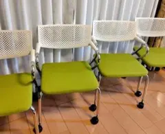 Vitra メッシュバックオフィスチェア ライムグリーン 【1脚】