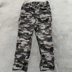 【美品】GAP キッズ カモフラ ロングパンツ ウエストゴム 迷彩 ズボン