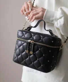 LIP SERVICE ジュエルバニティBAG ブラック 黒のサムネイル