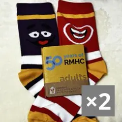 マクドナルド キャラクター　靴下　チャリティーソックス