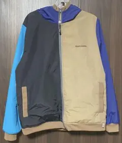 ジムマスター　リバーシブル　ボア　フリース　ナイロンジャケット　マルチカラー　M