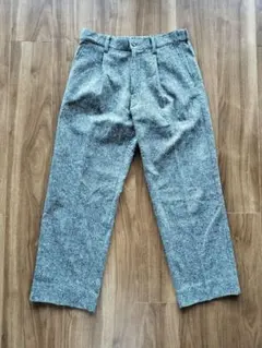 BEAMS HEART メンズ パンツ黒系ウール混紡 サイズ46 Lくらい