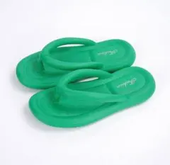 B*.様 ビーチサンダル シャワーサンダル サンダル 24 グリーン 男女兼用