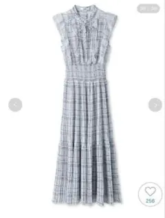 【正規品】snidel Sustainableフリルワンピース　LBLU 00