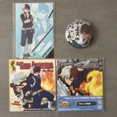 【僕のヒーローアカデミア】轟焦凍 ミニ色紙 缶バッジ ポストカード まとめ売り