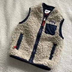 Patagonia パタゴニア　フリースベスト　ボアベスト　12-18m