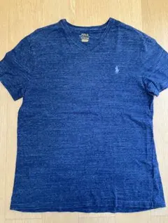 Polo Ralph Lauren ダークブルー VネックTシャツ