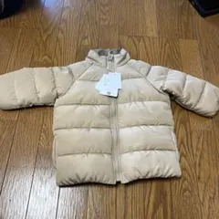 ベージュ ダウンコート サイズ90
