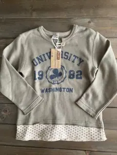 B-LOFT キッズ　長袖Tシャツ トップス　120カーキ 未使用　タグ付き