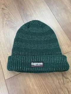 Supreme リブ編み ニット帽 ライムグリーン - メルカリ