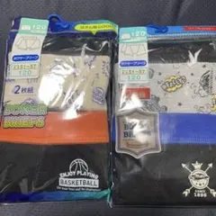 新品　ボクサーブリーフ　4枚　120 男の子　男児　パンツ　車　バスケ