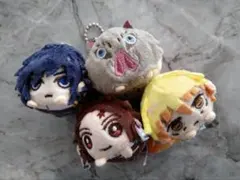 鬼滅の刃 もちころりん　ぬいぐるみマスコット 4体セット