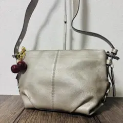 COACHコーチ レザーショルダーバッグ肩掛け斜め掛け可能F15065