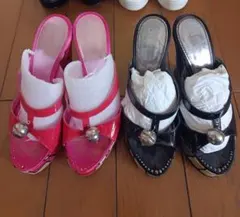 エミリオ・プッチ★ウェッジサンダル2足セット★EMILIOPUCCI★可愛い★