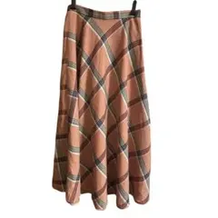 Ballsey Tomorrowland バイアスチェックロングスカート S