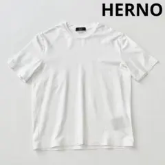 HERNO ヘルノ クルーネック コットン ワッフル ニット Tシャツ - メルカリ