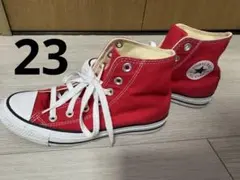 Converse コンバースAll Star Red ハイカットスニーカー　23のサムネイル