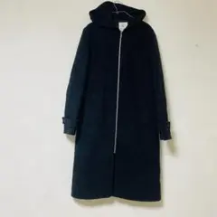 組曲 クミキョク KUMIKYOKU ウールコート ジップアップ 黒 M