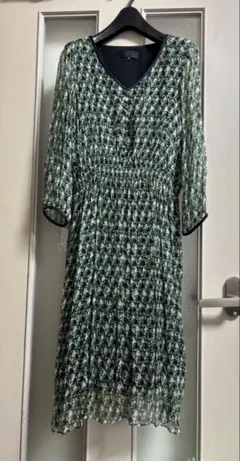 untitled アンタイトル ❤️ シルク100%シフォンワンピース