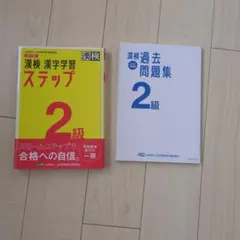 漢検 漢字学習ステップ 2級 過去問題集 2冊セット