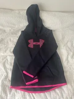 Under Armour フード付きパーカー ネイビー/ピンク