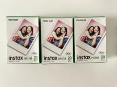 FUJIFILM instax mini 20 フィルム 3パック