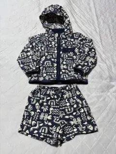 美品　Patagonia キッズ セットアップ（上着4T ズボン5T）バギーズのサムネイル