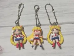 セーラームーン＆セーラーV キーホルダー 3点セット