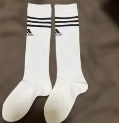 adidas ホワイト サッカーソックス