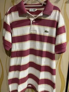 LACOSTE ポロシャツ ボーダー
