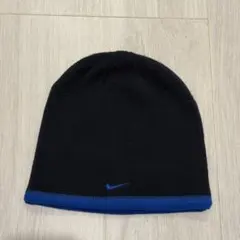 Nike ニット帽 リバーシブル　黒／青
