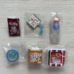 ミニチュア お菓子 ガチャガチャ 不二家お菓子マスコットチャーム ミルキー