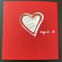 agnès b. ハートデザインカード