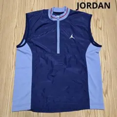 90s 00s オールド　ナイキ　JORDAN　異素材　ナイロンベスト　大きめM