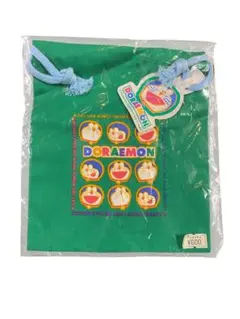 DORAEMON 緑色 巾着袋 Sサイズ　新品未開封
