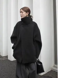 imperf Cashmere Double-Faced Short Coat - メルカリ
