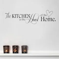 ウォールステッカー The KITCHEN is the Heart of th