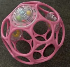 オーボールラトル Oball ピンク 中古品