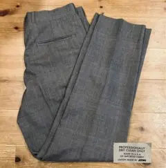 スラックス 古着 80s ACTWU ユニオンチケット USA グレンチェック
