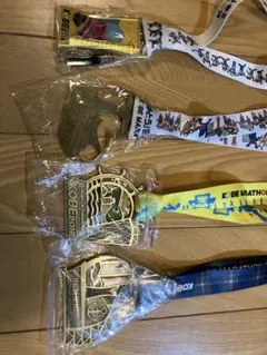 神戸マラソン メダル 4点セット 2014年、2015年、2016年、2017年