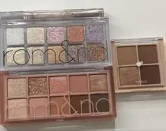 rom&nd アイシャドウパレット ラメ　グリッター