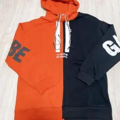 ⭐️裏起毛 パーカー トレーナー フード付トップス オーバーサイズ オレンジ