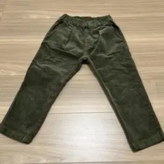 Ground コーデュロイ長ズボン オリーブグリーン