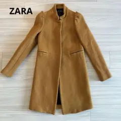 最終値下げ【送料無料】ZARA コート ブラウン XS ザラ 茶色
